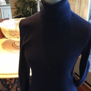 Turtleneck Sweater(Navy)